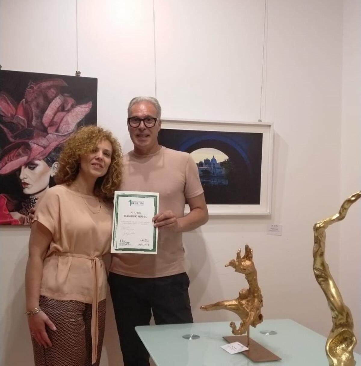 Le opere di Russo a Palermo, mostra con gli artisti reduci dall'esposizione di Berlino - Le opere di Russo a Palermo