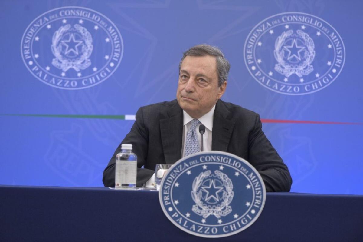 Draghi “Il Governo non si fa senza i Cinque Stelle” - 