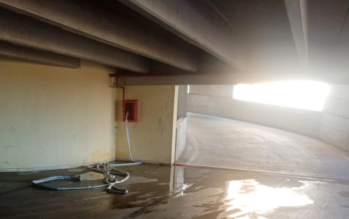 Parcheggio "Arena" preso ancora di mira, vandali provocano altri danni - Altri danni al parcheggio