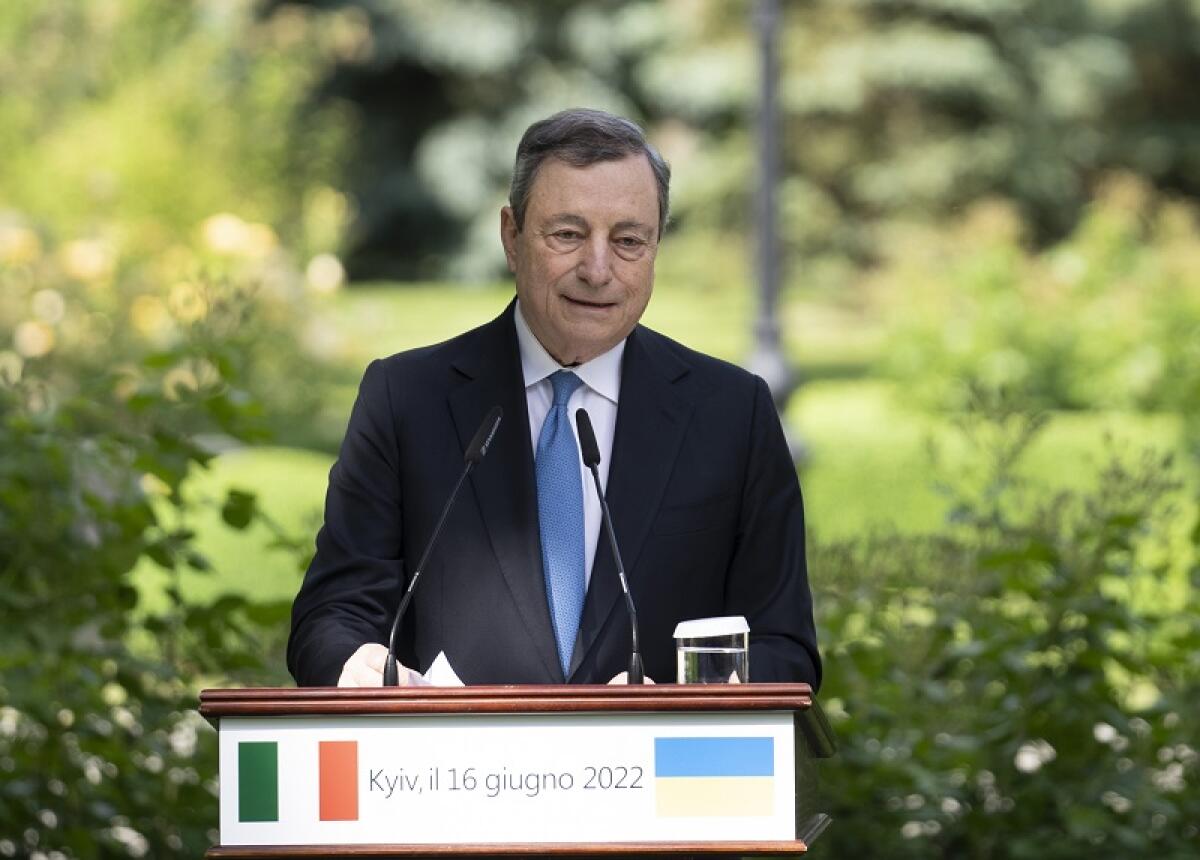 Draghi “Sul gas per l’inverno siamo tranquilli” - 