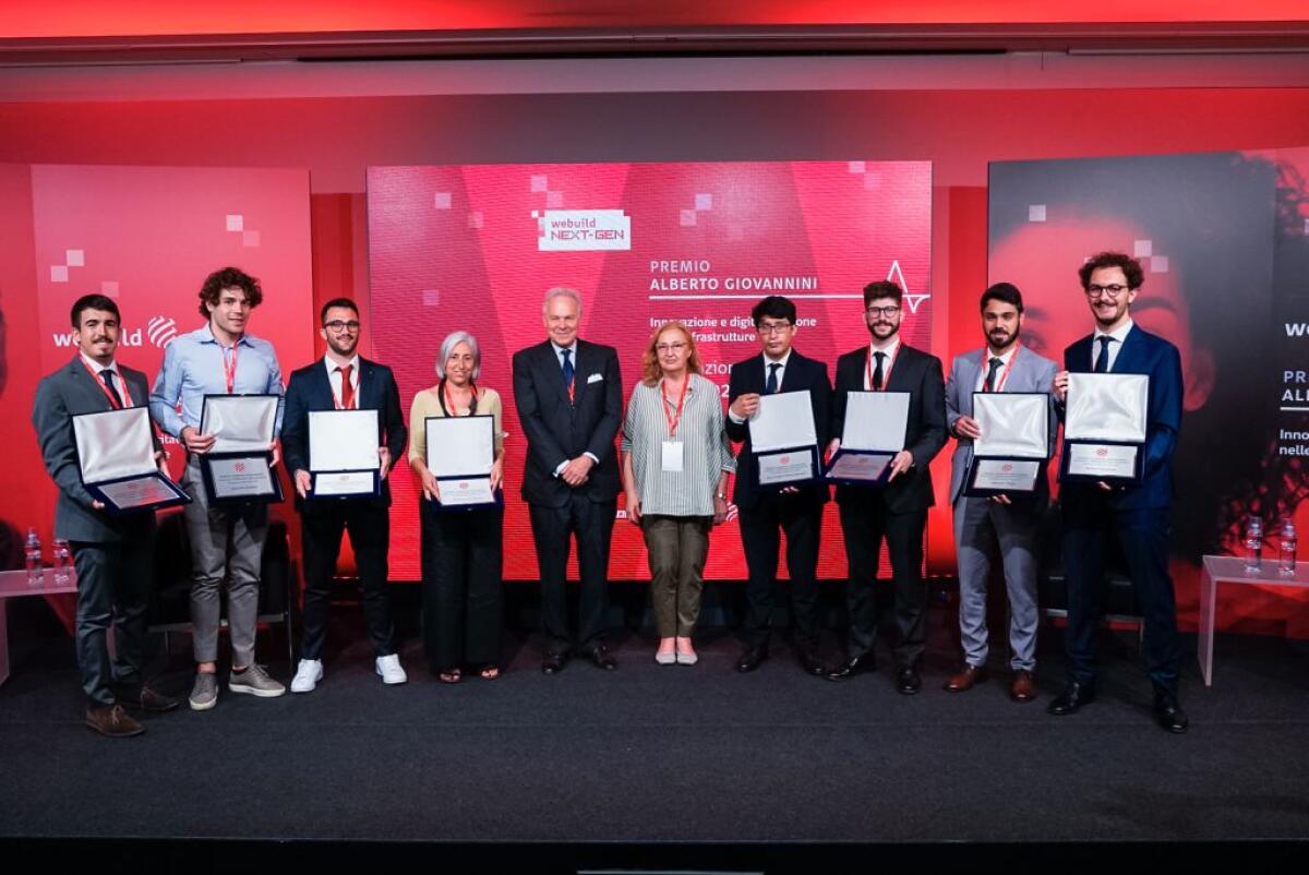 Webuild, a 8 giovani e al Politecnico di Torino il “Premio Giovannini” - 