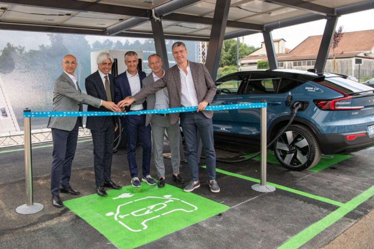 Arriva anche a Frosinone la rete ultrafast di ricarica di Volvo - 