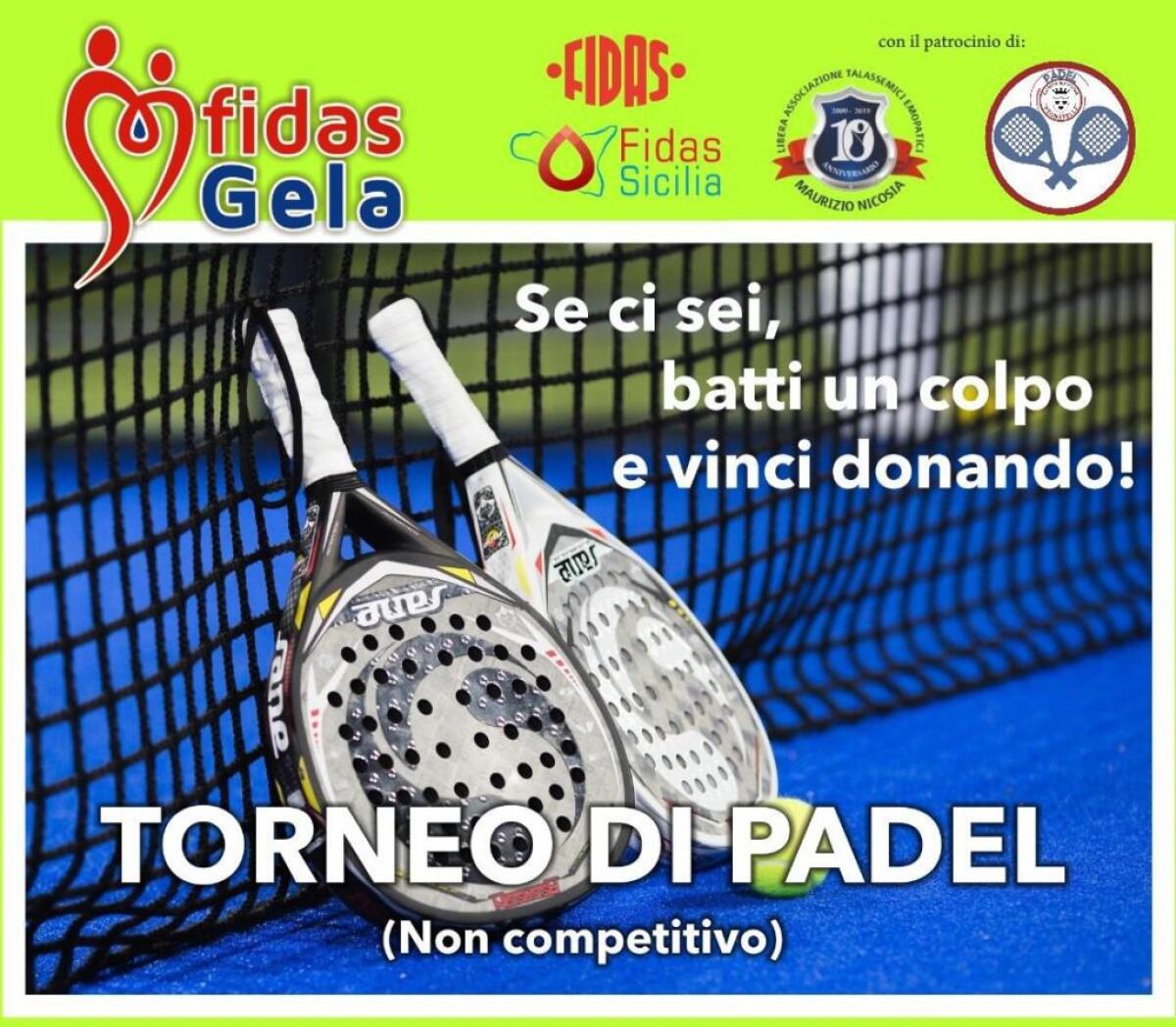 Un torneo di padel per ricordarsi di donare - 