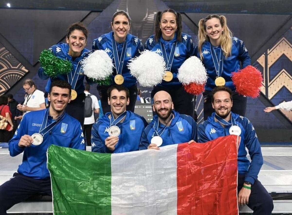 Mondiali scherma, oro fioretto donne e argento spada uomini - 