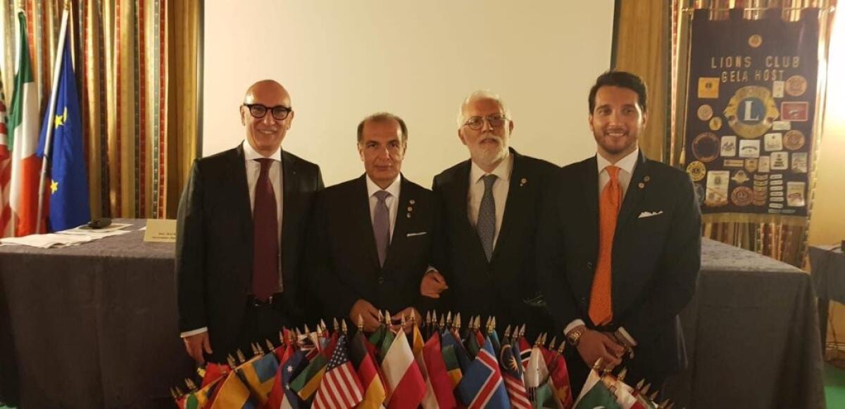 Lions club Host, Ferrigno nuovo presidente: nello staff Liardo, Migliore e Incardona - Il nuovo presidente Ferrigno con lo staff