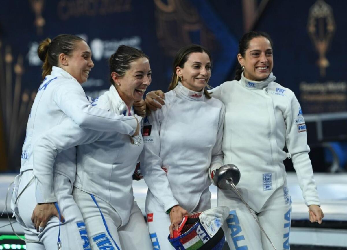 Argento e bronzo per le squadre azzurre ai Mondiali di scherma - 