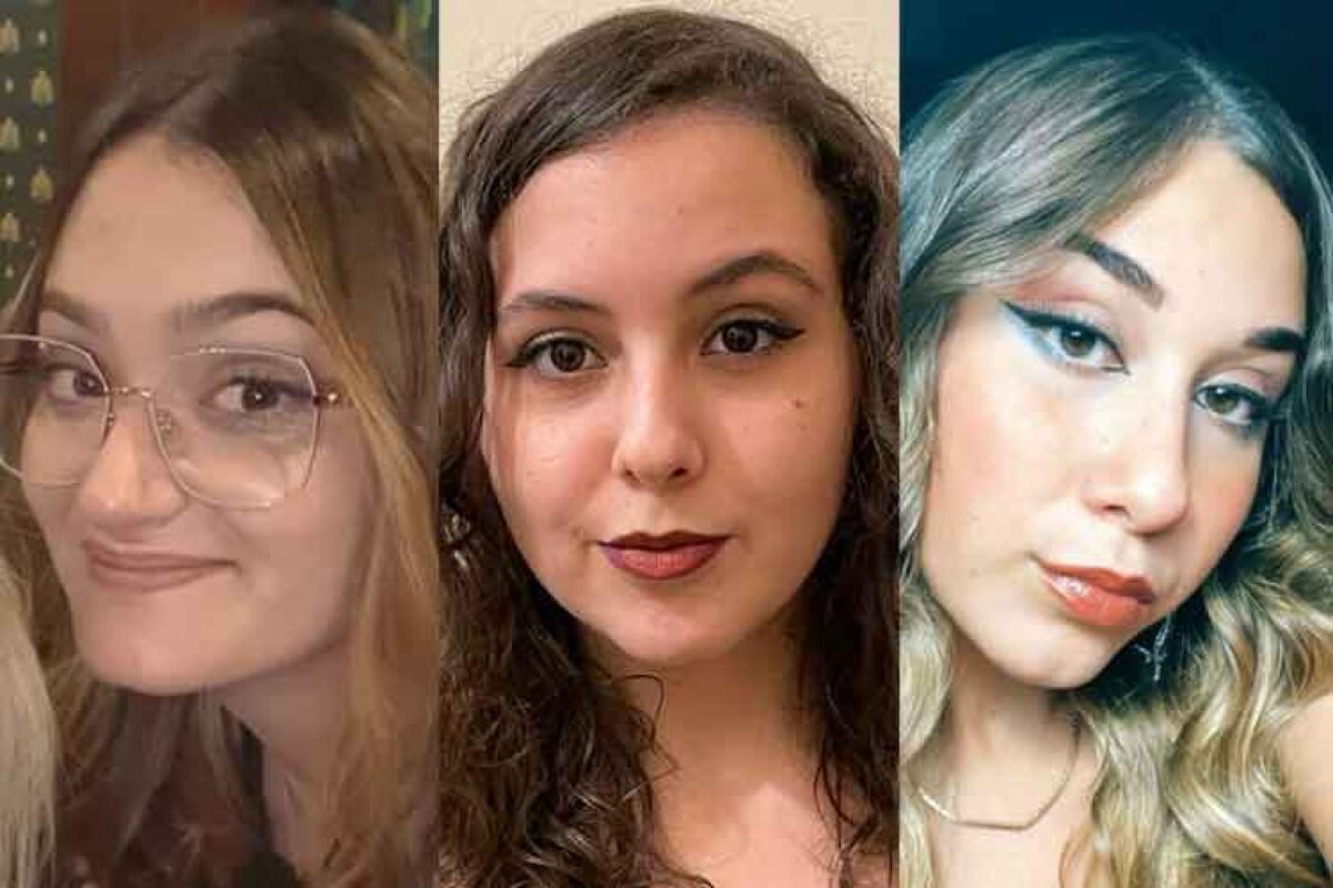 Al classico la classe con più bravissimi, tra i centisti c'è chi punta all'ingegneria - Nella foto da sinistra: Maria Pia Scolaro, Elisa Di Stefano, Chiara Ventura