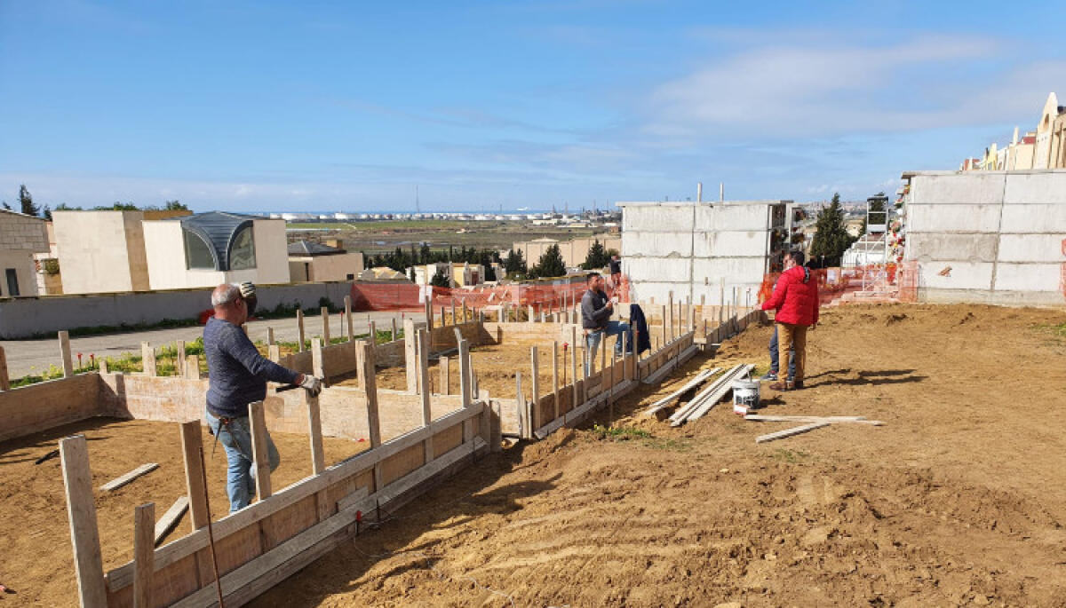 Farello, affidato appalto per 840 colombari: gara aggiudicata ad impresa favarese - I lavori a Farello per i prefabbricati
