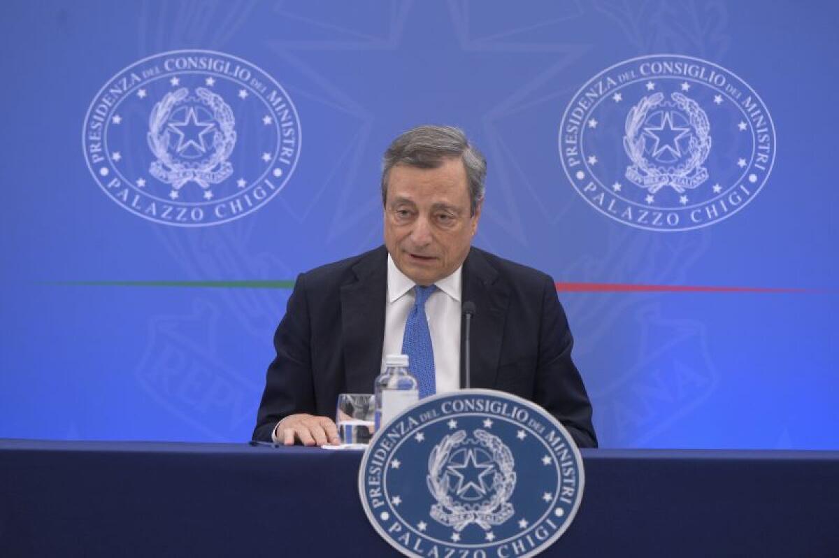 Draghi “Momento difficile ma l’Italia resta un paese forte” - 