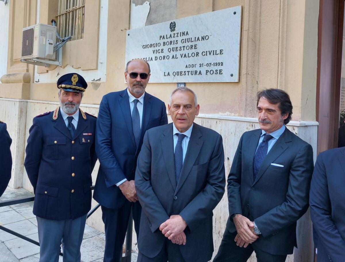 “Percorso della memoria”, il capo della Polizia Giannini a Palermo - 