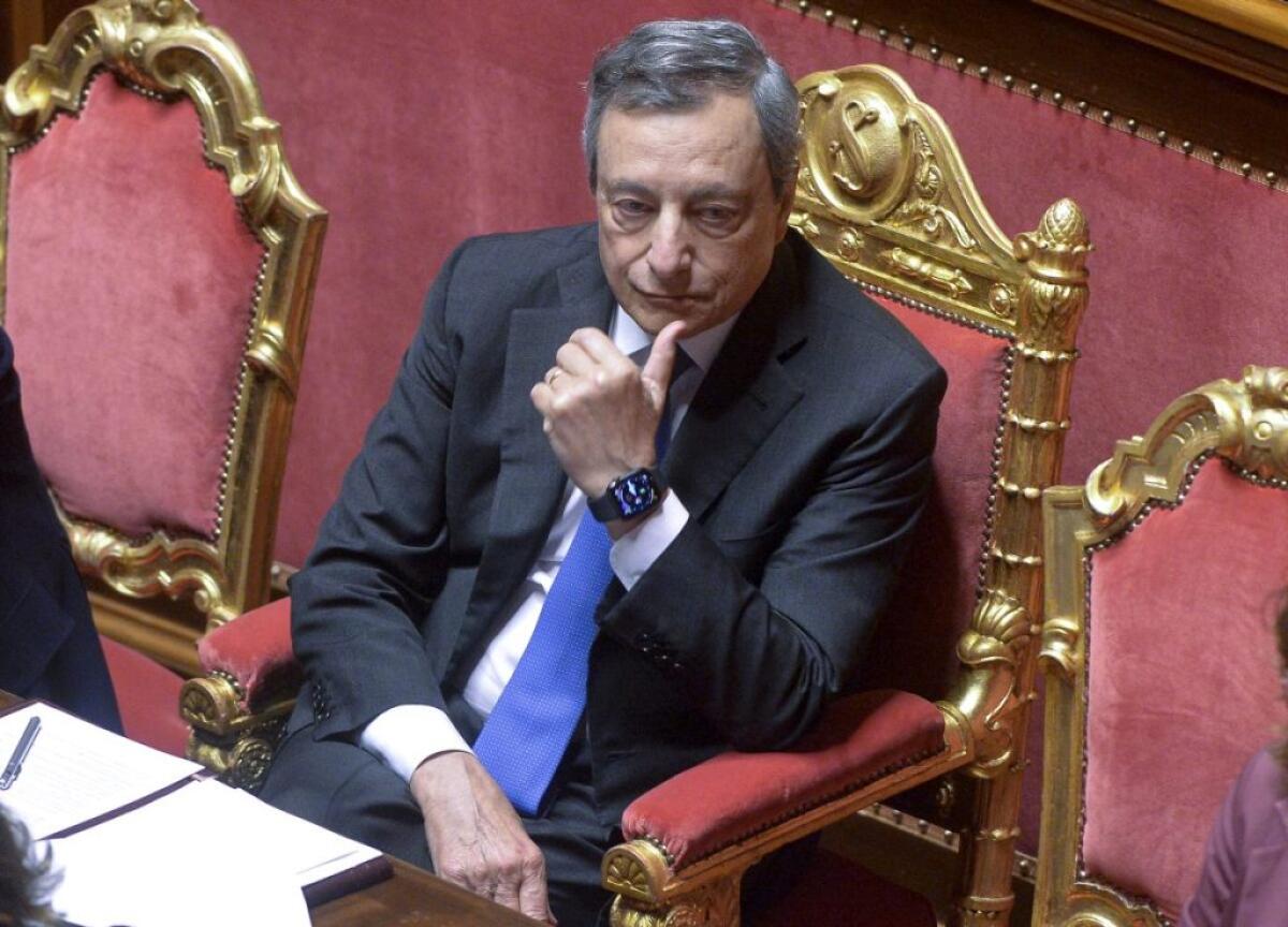 Draghi “Mai chiesto pieni poteri, rispetto il Parlamento” - 
