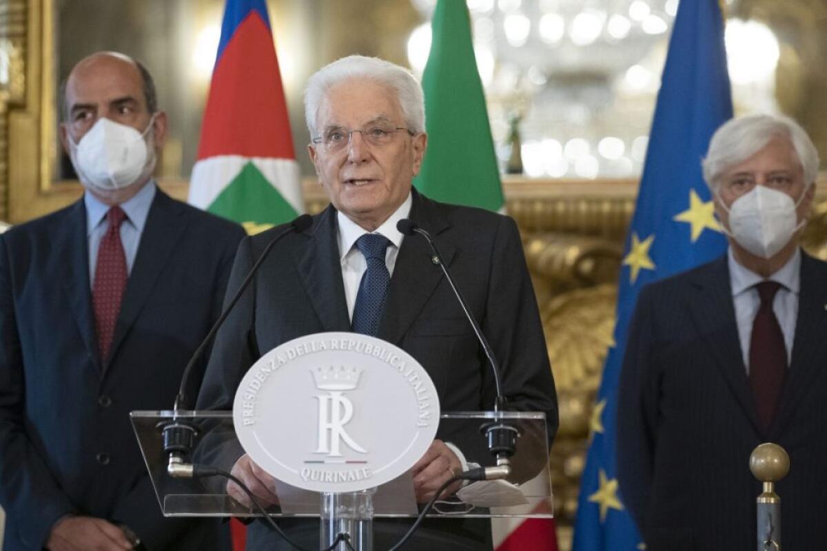 Mattarella “Niente pause contro la crisi, i partiti siano costruttivi” - 