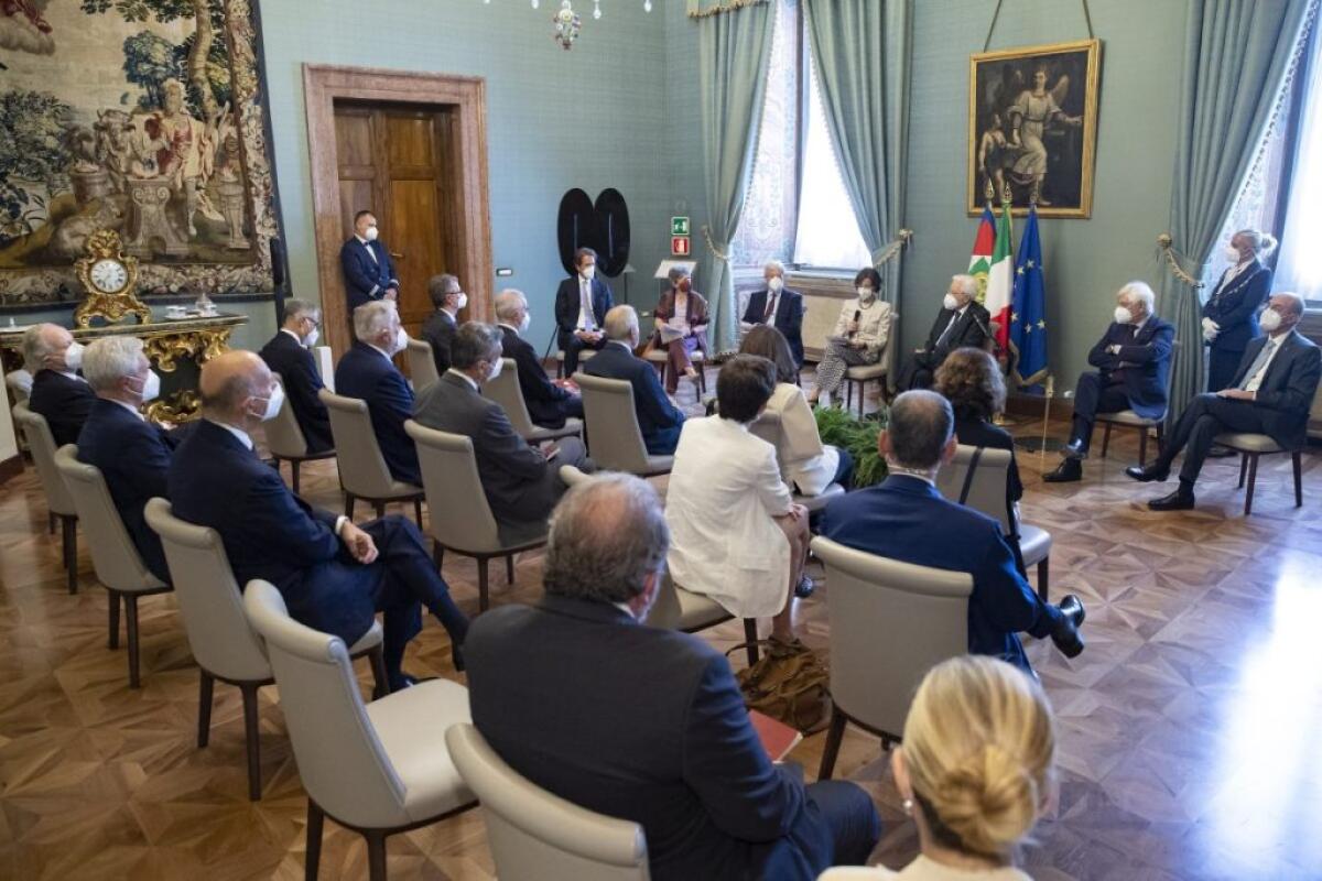 Mattarella riceve una delegazione della Fondazione Occorsio - 