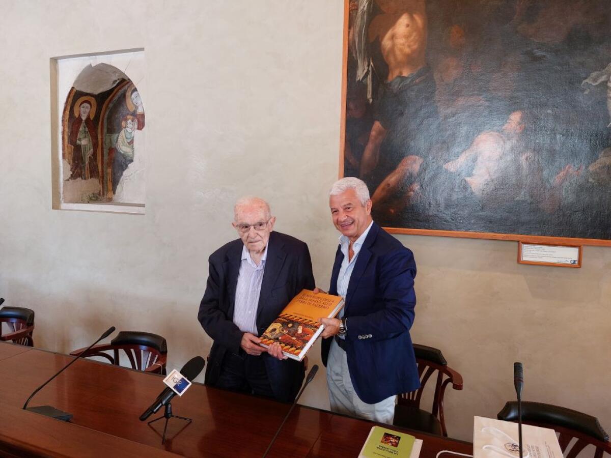 Rettore UniPa incontra neolaureato magistrale di 99 anni - 
