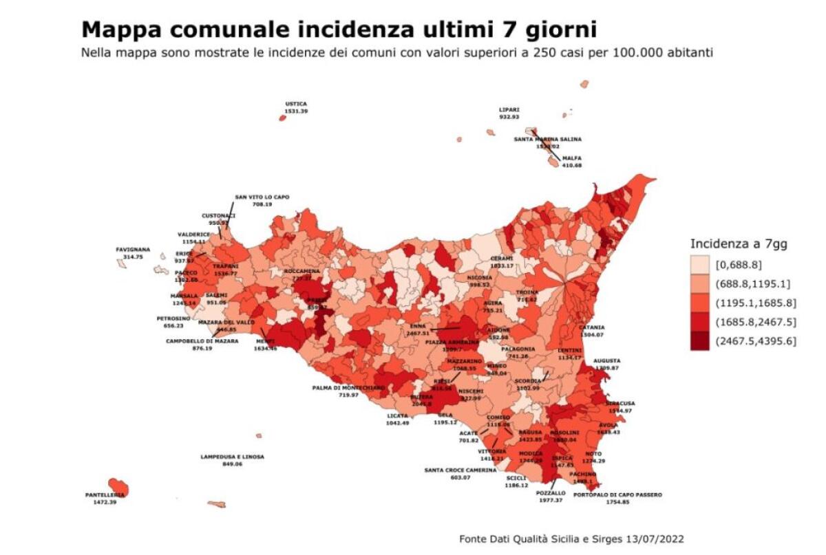 Contagi Covid in aumento in Sicilia, al via quarta dose per over 60 - 