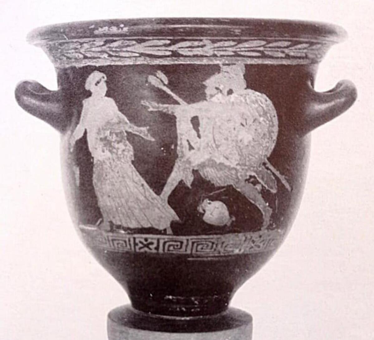 Arancio, "restituire il cratere attico al museo di Gela" - Il cratere del quale si chiede la restituzione