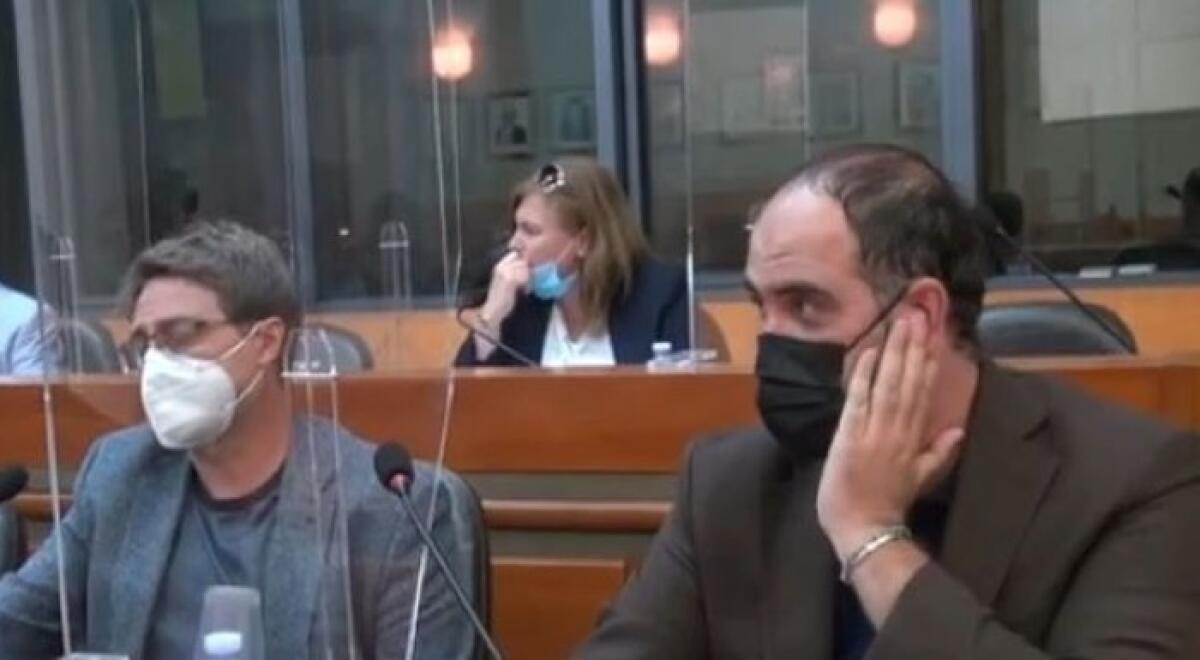 "Ospedale in declino", civici verso sopralluogo: "Silenzio dalla commissione di Trainito" - I consiglieri civici Davide Sincero e Rosario Faraci 