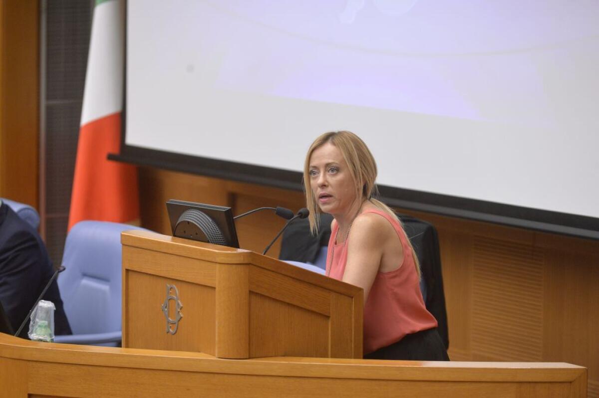 Meloni “Ci dipingono come dei mostri, lo dicono al 25% degli italiani” - 
