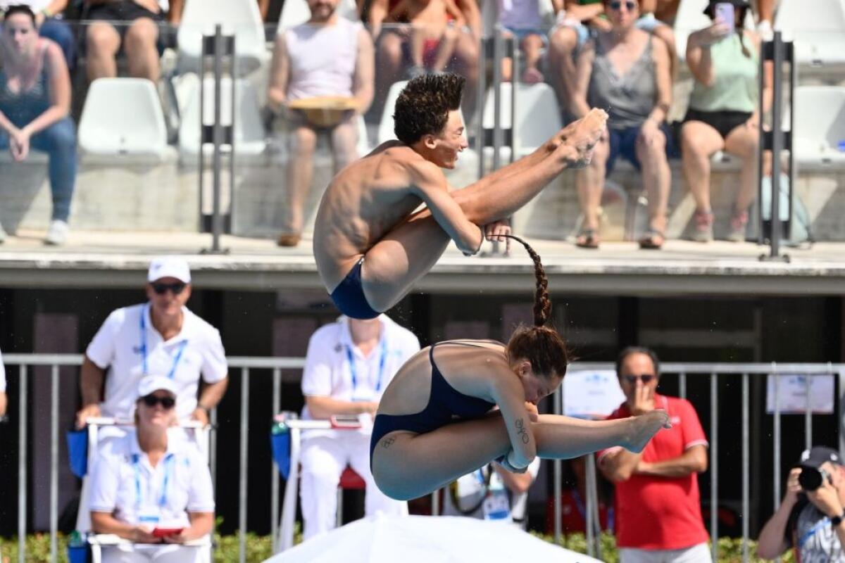 Europei tuffi, bronzo per Santoro-Pellacani nel sincro misto - 
