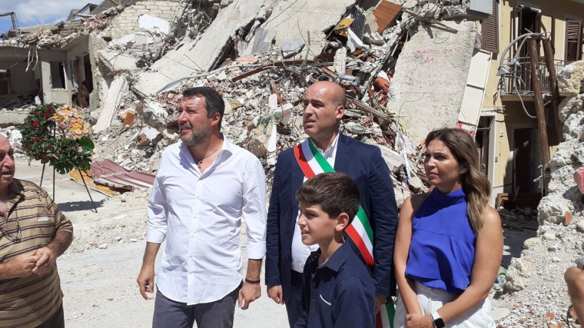 Matteo Salvini a Ravanusa, Tardino “Lieta che abbia omaggiato vittime” - 