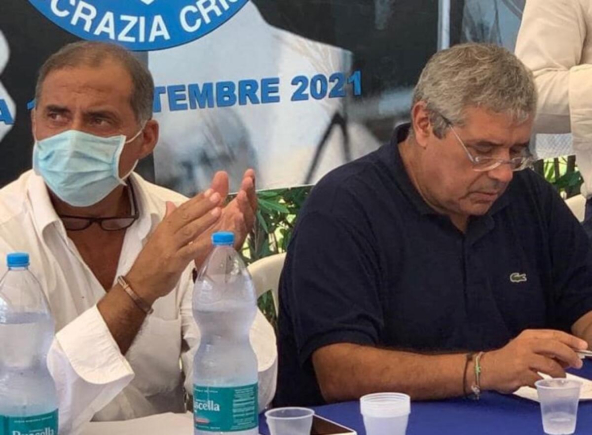 Nuova Dc-Federico, progetto a lungo termine: Pellegrino: "Siamo sempre nel centrodestra" - Il coordinatore provinciale Nuova Dc Natino Giannone e Cuffaro