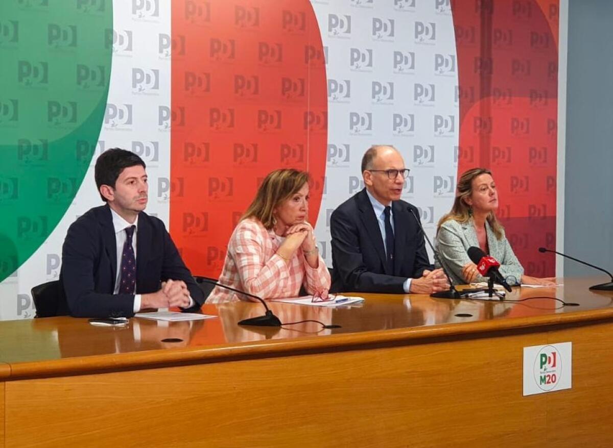 Letta “I leader della destra non siano ambigui sui vaccini” - 