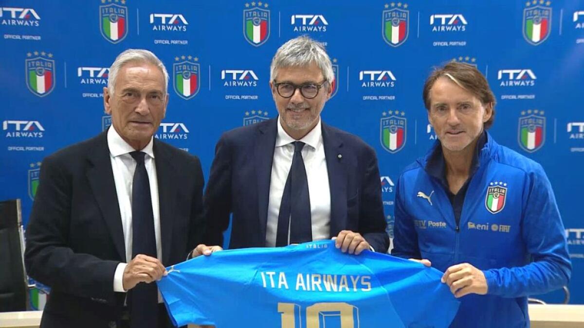 ITA Airways e Federcalcio insieme per far volare le Nazionali -
