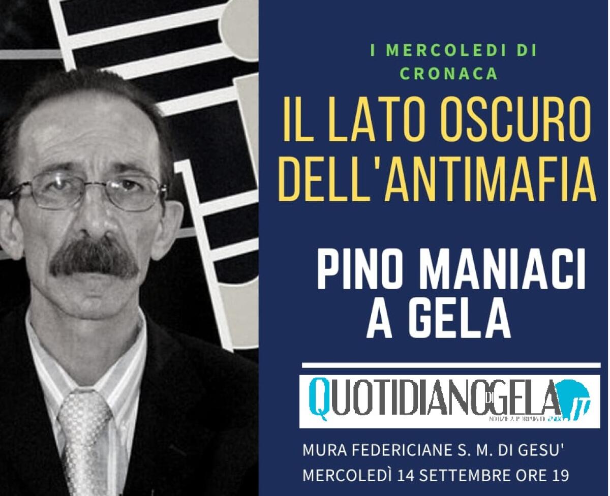 Il lato oscuro dell'Antimafia, Pino Maniaci a Gela - 