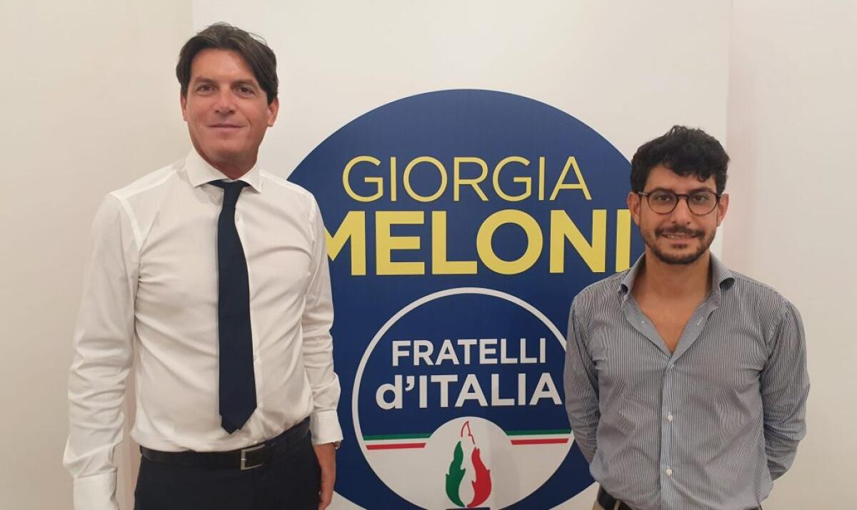Casciana e Grisanti aderiscono a FdI, "valori condivisi e rimaniamo opposizione a Greco" - Casciana e Grisanti con FdI