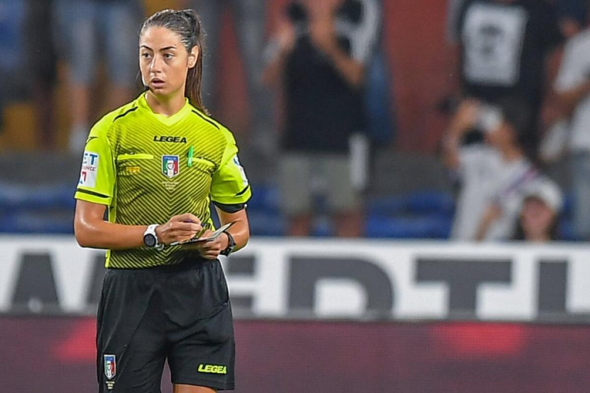Maria Sole Ferrieri Caputi prima donna ad arbitrare in Serie A - 