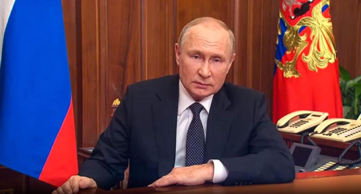 Putin annuncia la mobilitazione parziale “L’Occidente vuole distruggerci” - 