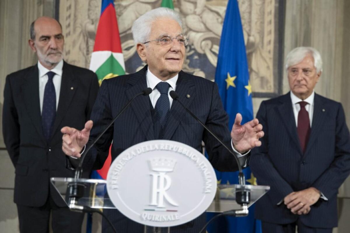 Mattarella “Auguri al nuovo Esecutivo, necessario procedere velocemente” - 