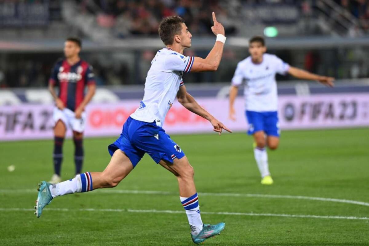 Bologna-Sampdoria 1-1, Djuricic replica a Dominguez - 