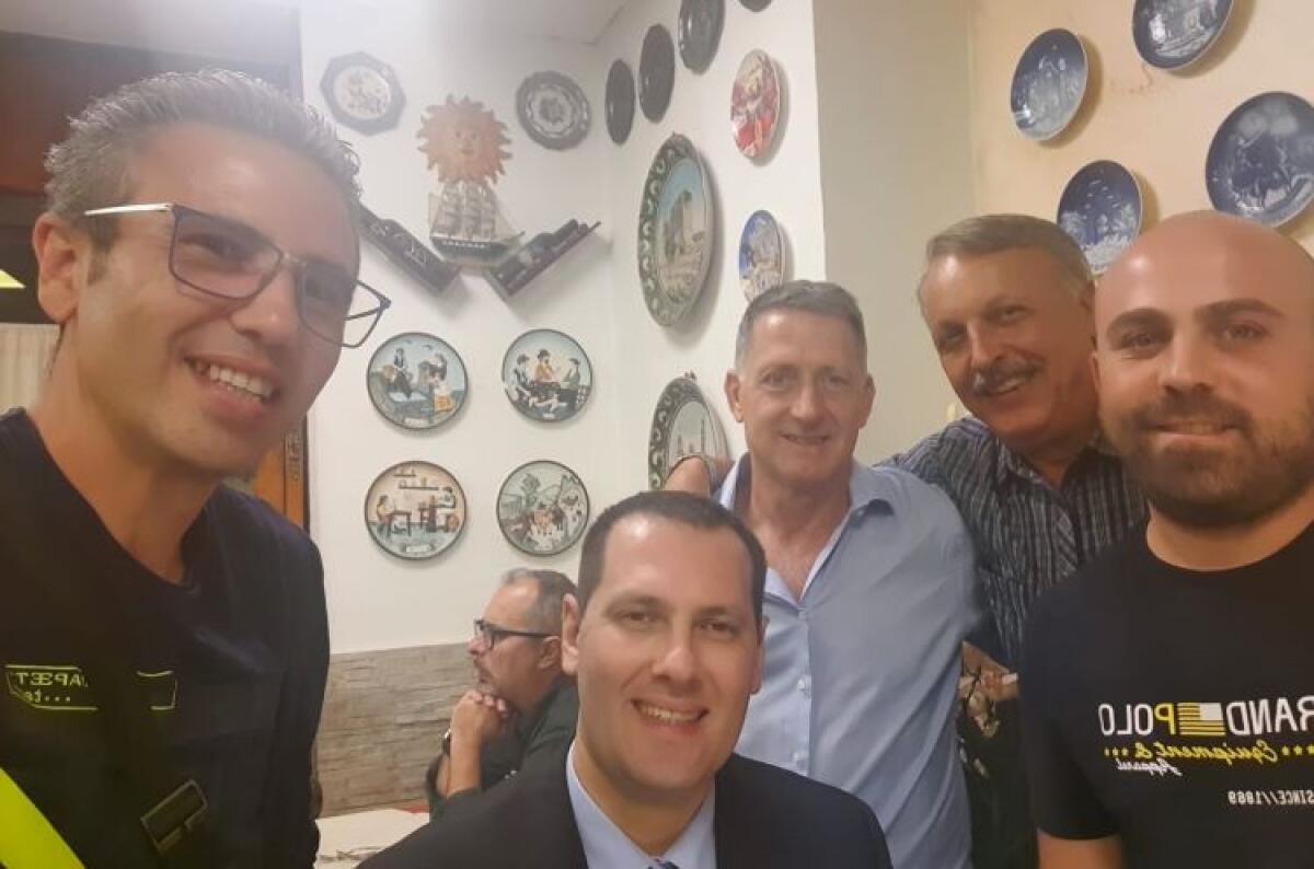 Faraci al congresso nazionale Usb: "Riconoscimento per l'attività a difesa dei lavoratori" - Faraci, Aliotta e i rappresentanti regionali Usb