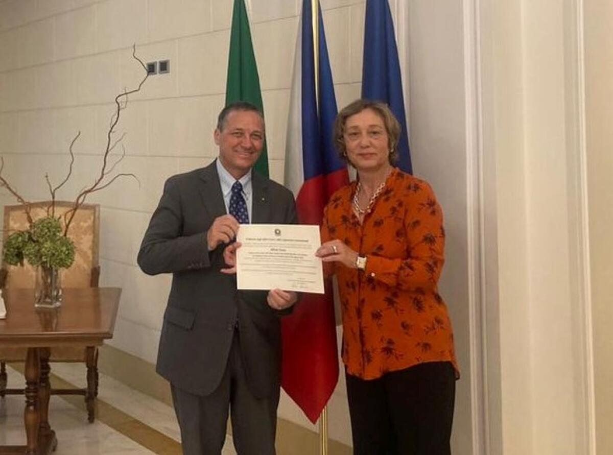 Alfredo Nocera nominato Console Onorario Repubblica Ceca in Sicilia -