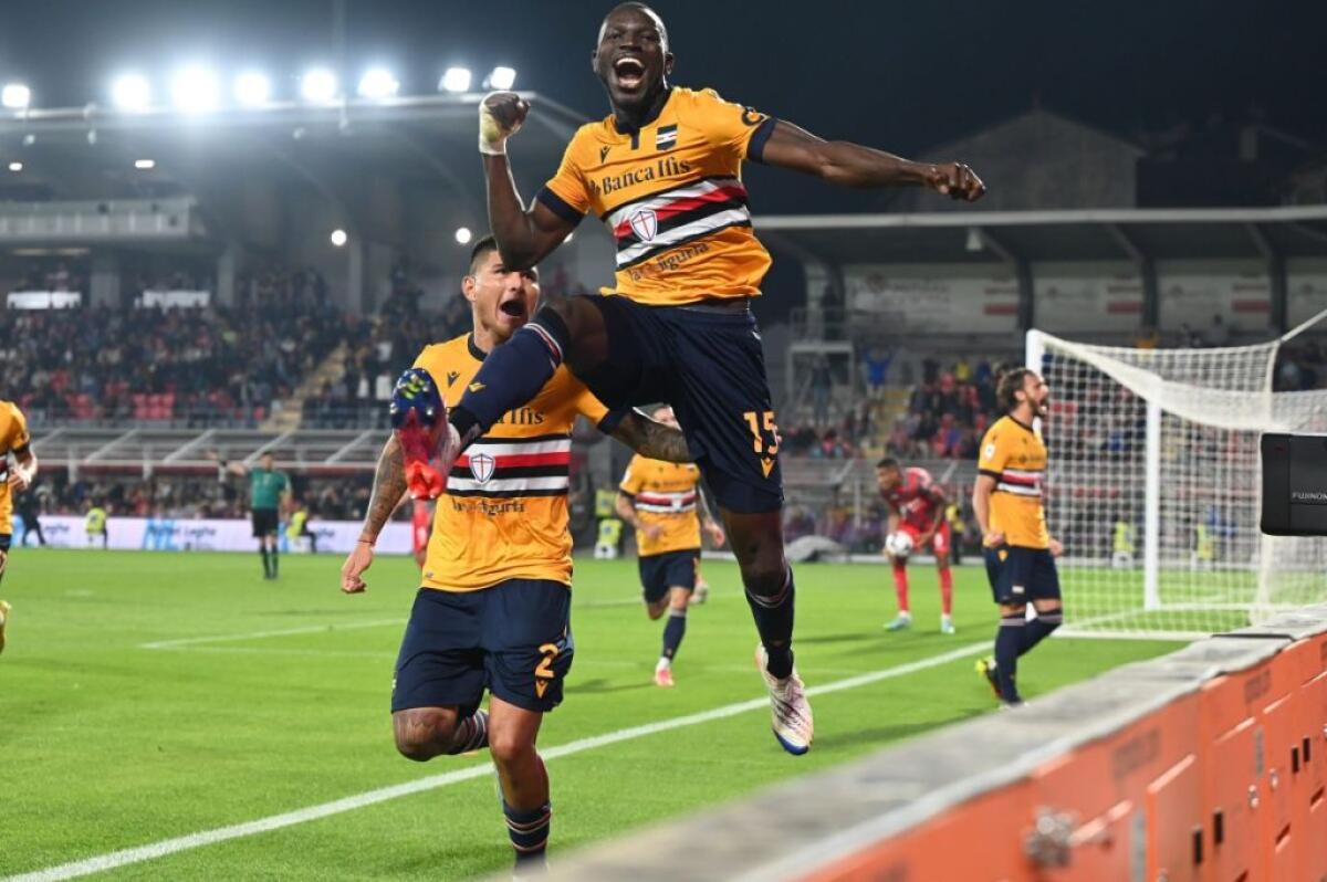 Prima gioia Samp, Colley stende la Cremonese allo Zini - 