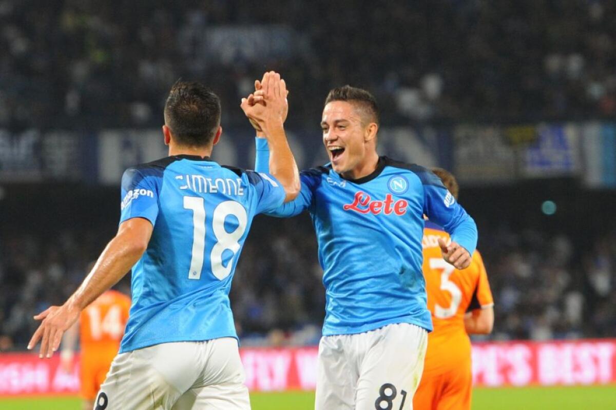 Napoli batte Rangers 3-0, doppietta di Simeone - 