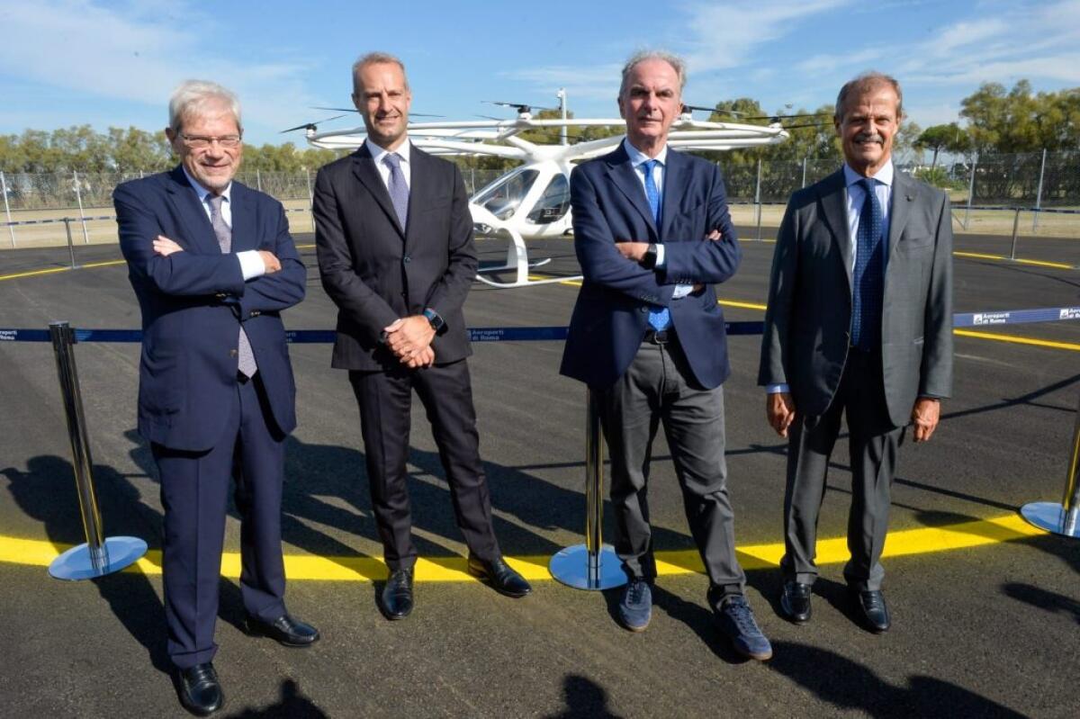 Il primo vertiporto italiano inaugurato all’aeroporto di Fiumicino -
