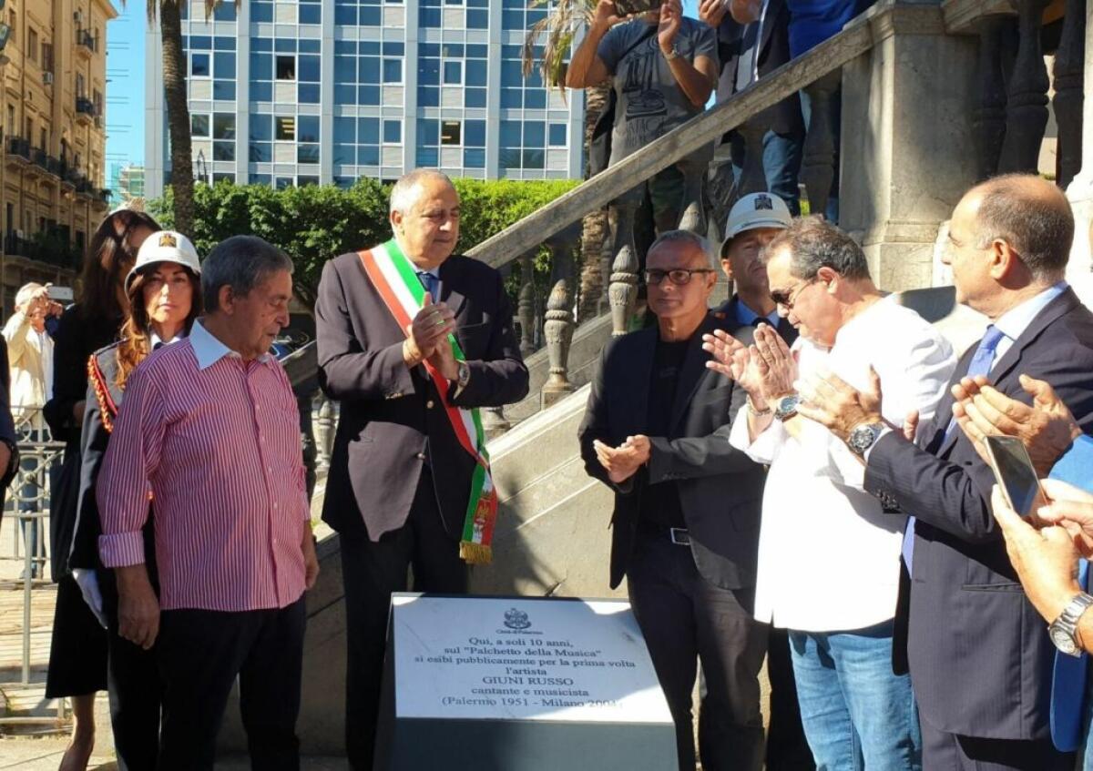 A Palermo una targa per Giuni Russo accanto al Palchetto della musica - 