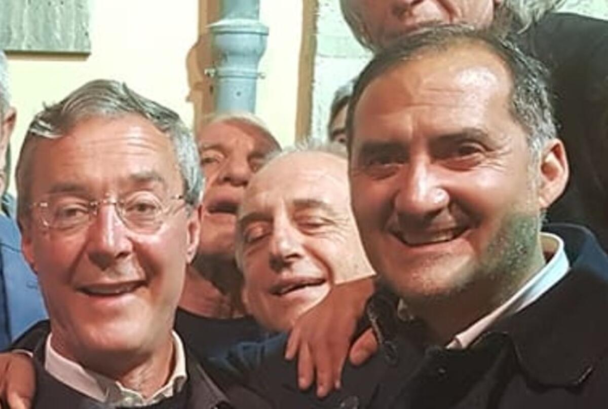 "Greco faccia chiarezza in maggioranza", Giannone: "C'è ancora chi attacca gli alleati" - Il coordinatore della Nuova Dc Natino Giannone e il sindaco Greco