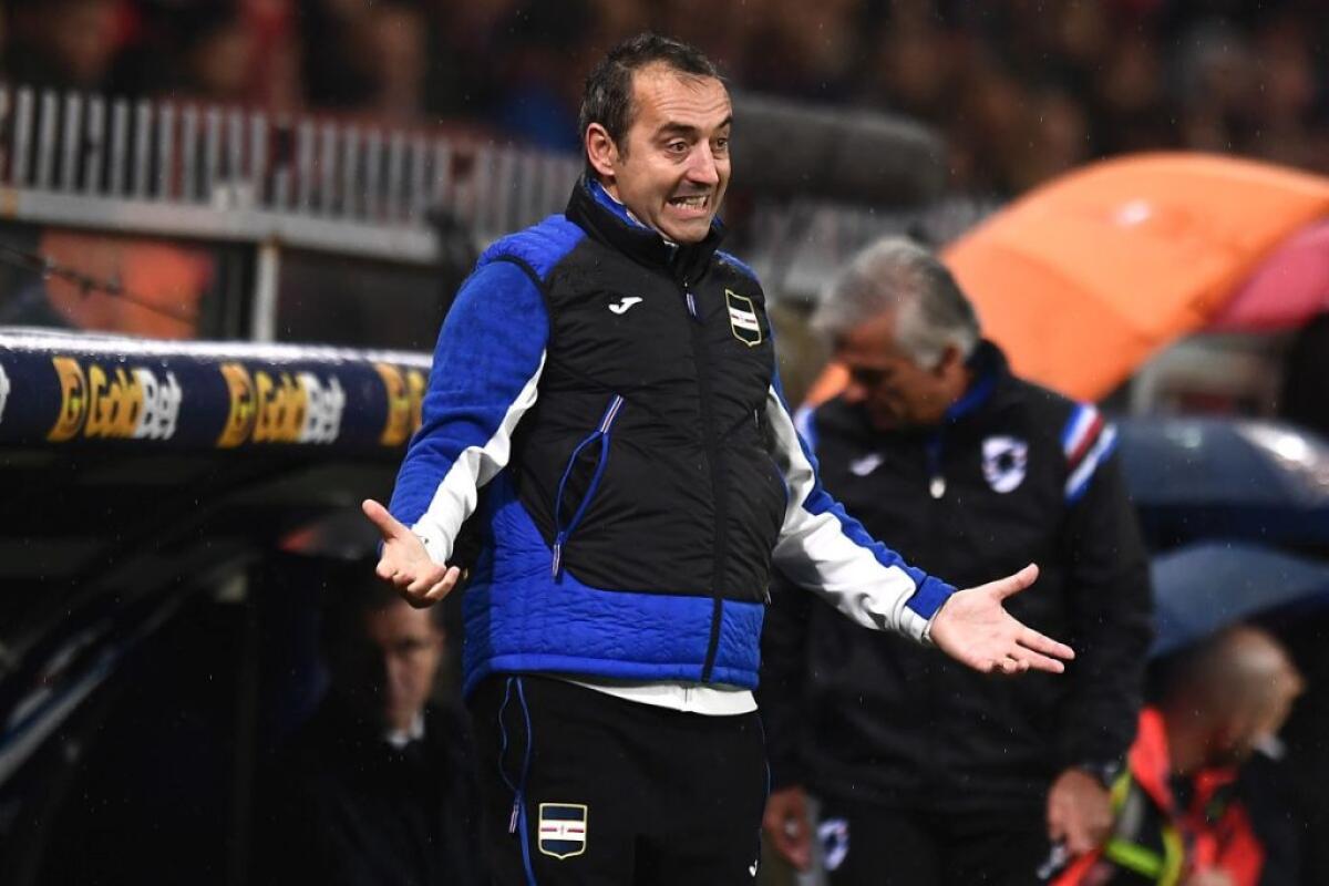 La Sampdoria esonera Giampaolo, terzo cambio in A -