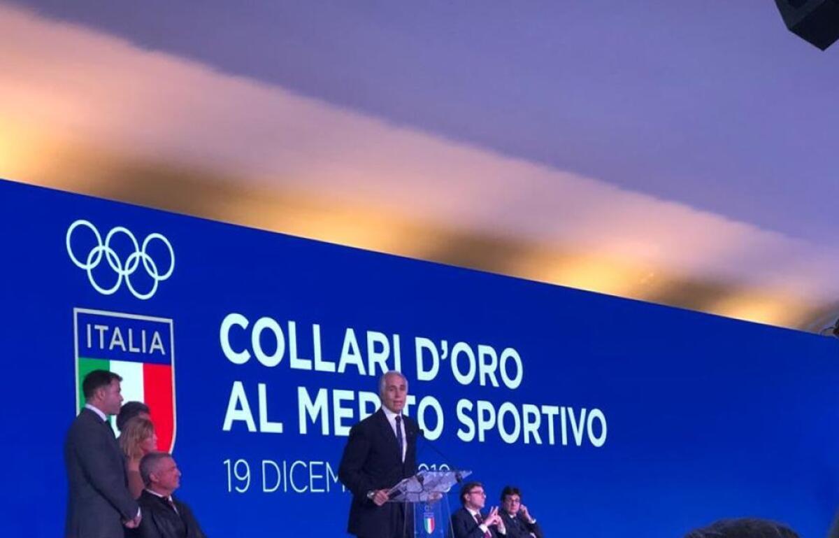 Collare d’oro Coni a Domenicali, stella d’oro all’Italpress - 