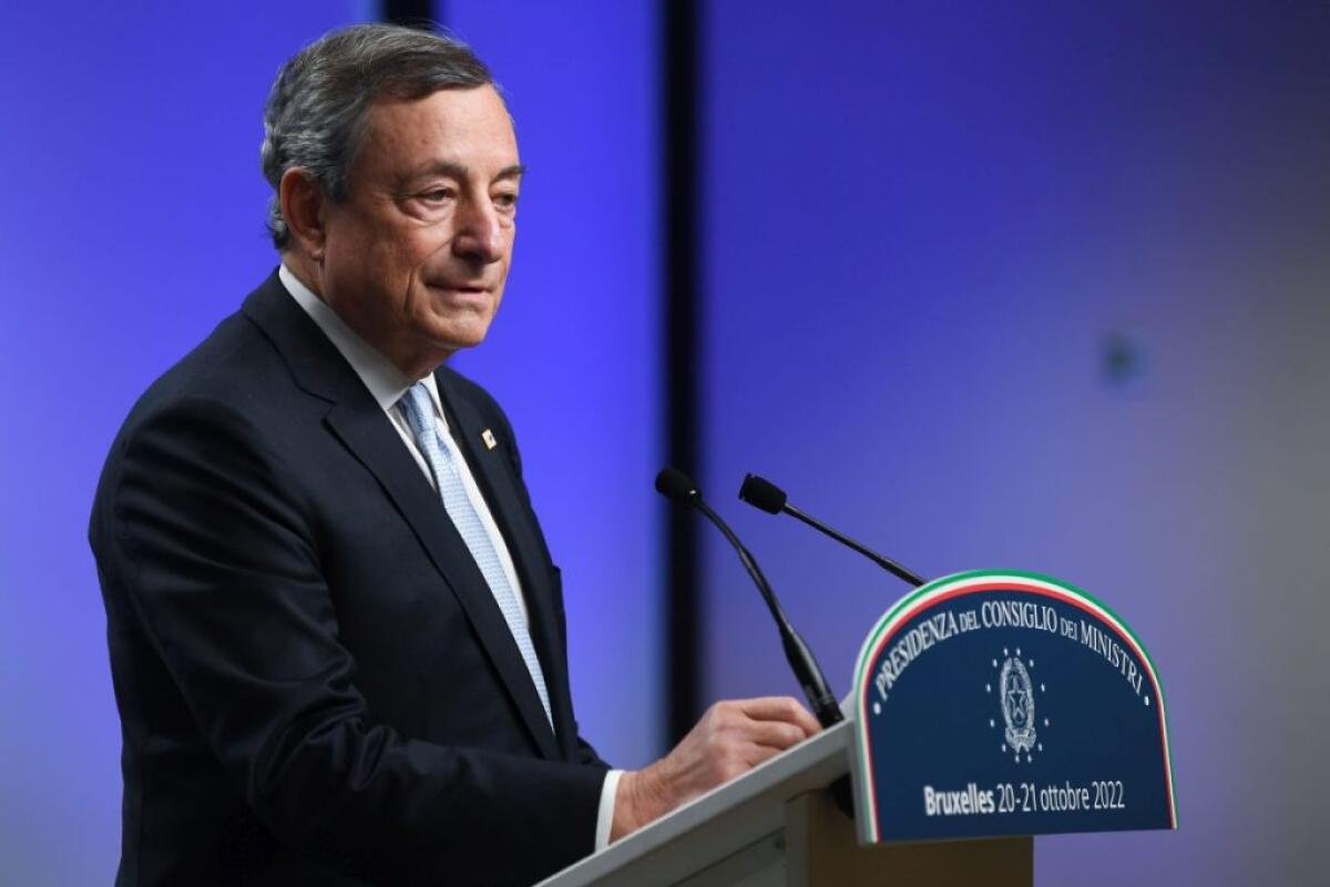 Gas, Draghi “Il Consiglio Ue ha accolto tutte le proposte italiane” - 