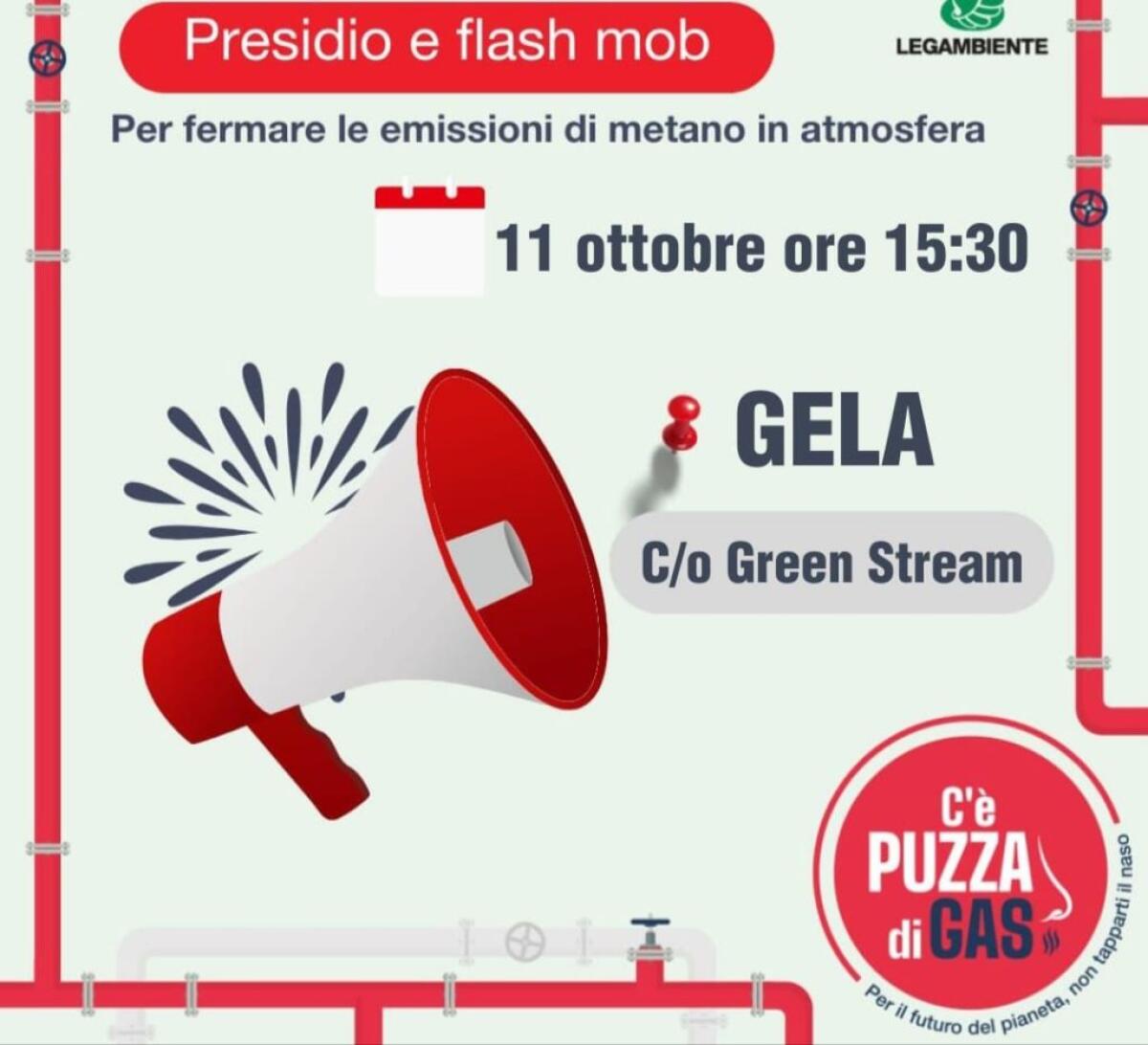 Greenstream, sit-in Legambiente: arriva la campagna "C'è puzza di gas" - 