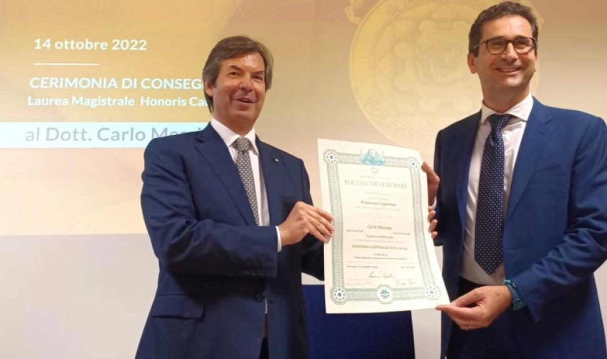 Dal Politecnico di Bari laurea honoris causa al Ceo di Intesa Sanpaolo - 