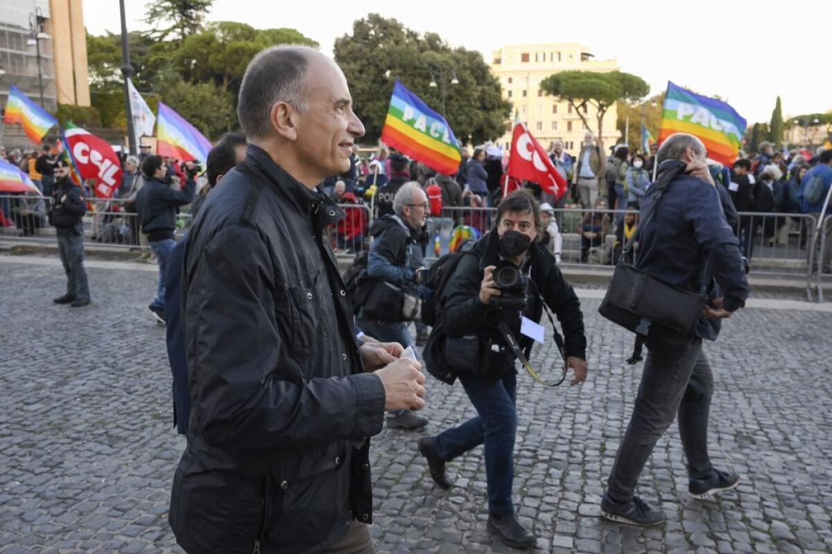 Ucraina,Letta “Giusto essere in piazza anche a costo di contestazioni” - 