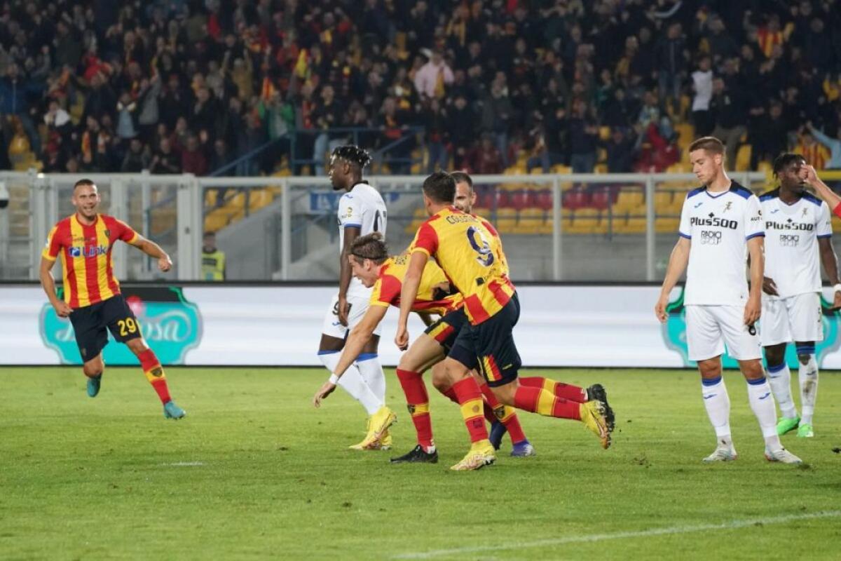 Lecce-Atalanta 2-1, decidono Baschirotto e Di Francesco - 