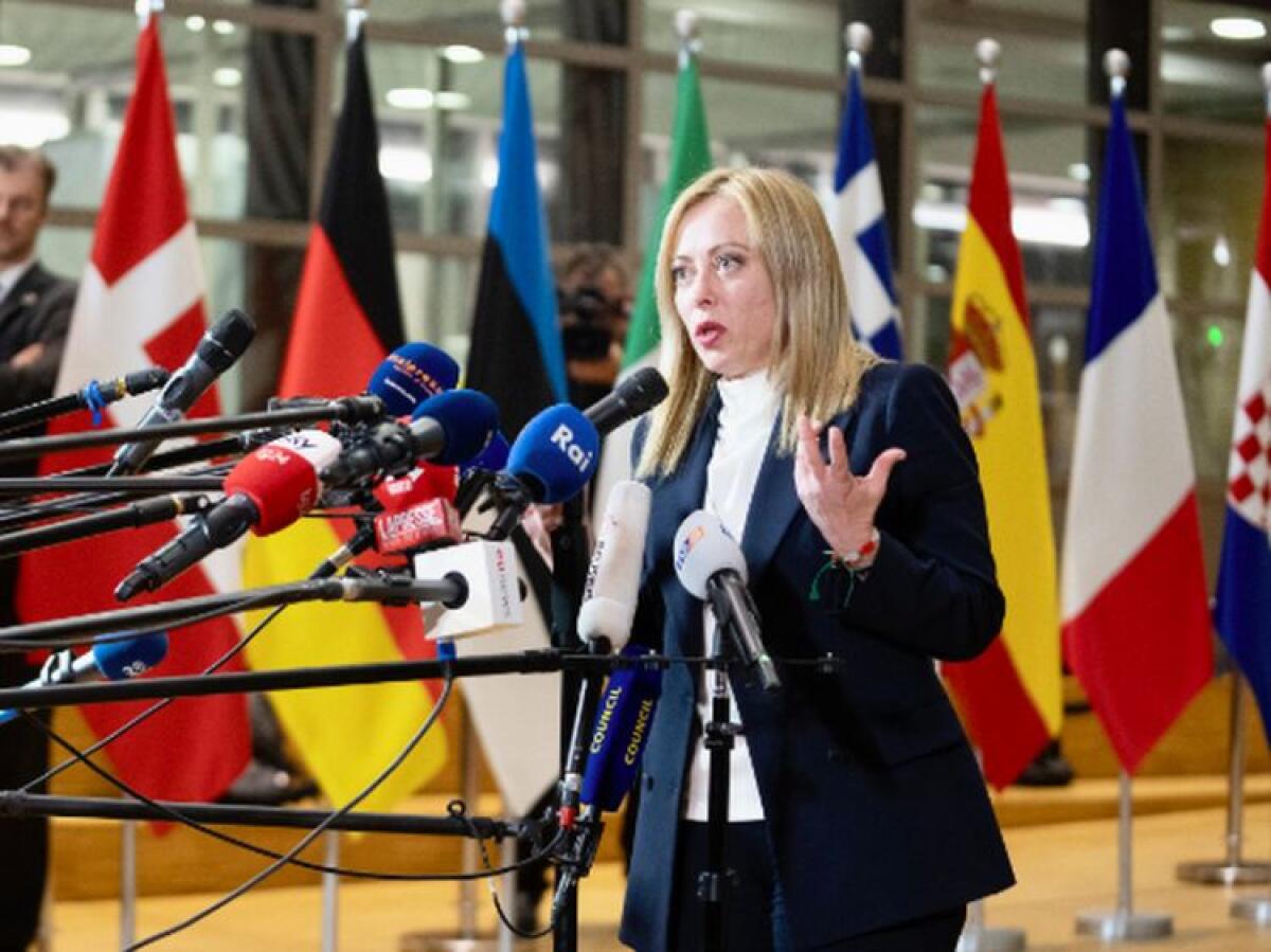 Meloni “Italia vuole difendere proprio interesse in Ue” - 