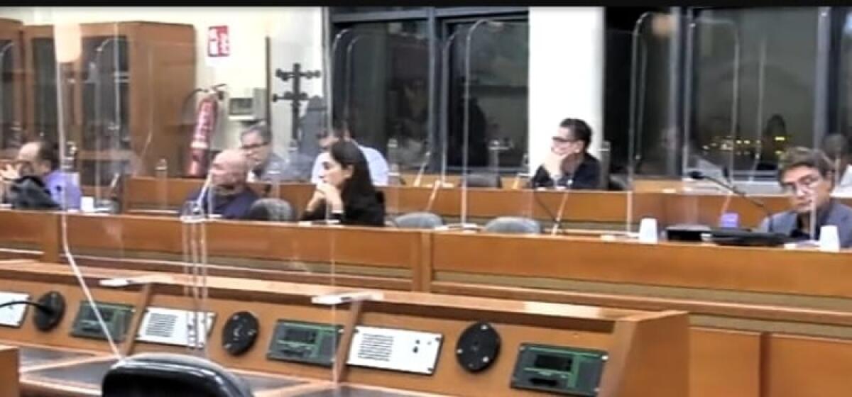 Greco-alleati, schema bilancio non arriverà in consiglio: patto anche politico per andare avanti - Esponenti di maggioranza in aula consiliare 