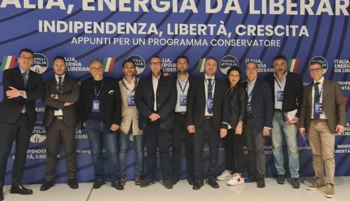 Bennici, "contro Pellegrino atto vile": FdI locale, "duro intervento per bloccare l'escalation" - Bennici e il gruppo locale di FdI